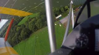 On board Dynam Tiger Moth