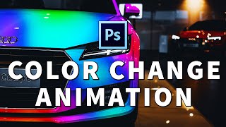 Color Change Animation in Photoshop Tutorial