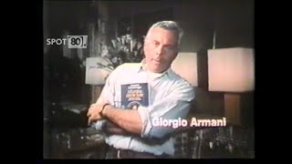 ARNOLDO MONDADORI EDITORE CON GIORGIO ARMANI (1983) Spot Anni 80