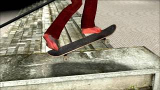 3DS MAX Skateboarding 9