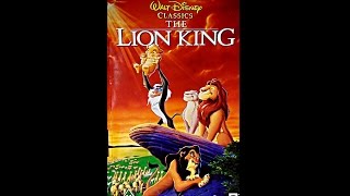 Closing to The Lion King UK VHS [1995]