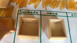 Place Value with Golden Beads and Base Ten Blocks