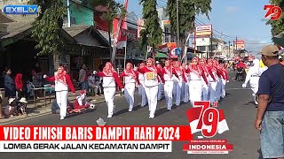 GARIS FINISH I LOMBA GERAK JALAN KECAMATAN DAMPIT  2024