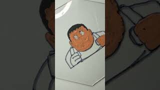 Doremon  Cartoon Giyan Glass Painting #shorts #ytshorts #youtubeshorts #artist #painting #doremon