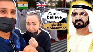 H.H Sheikh Mohammed | दुबई शेख अचानक सामने  | When we saw sheikh | 4K