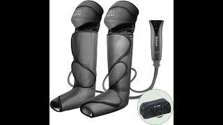 FIT KING Foot and Leg Massager for Circulation with Knee Heat with Hand-held Controller 3 Modes 3