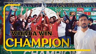 What a win Islamabad united champion psl 9 #psl2024