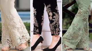 Stylish & Beautiful Trouser Designs l capri designs 2023 #palazzo #trauzardesign #design #viral