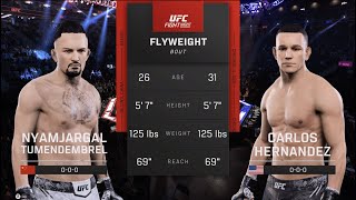 UFC Macau: Tumendemberel vs Hernandez (UFC 5 Simulation)