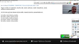 MABA CONCURSOS  -  CESGRANRIO  -  2018 -  NOMENCLATURA DE ÁCIDOS  -  Com prof. Cristiano Andrade