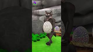 Wolf Egg Theft Dinosaur Funny Comedy Video #short #cartoon  @AnimalRevoltBattleTv