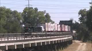 Circus Train Meets Manifest at the American River Bridge