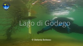 Lago di godego a Luglio 2024, la spiaggia sotto acqua dall'inalzamento del lago | 4K