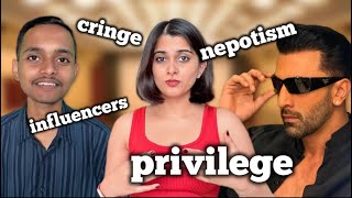 are indian influencers actually cringe OR are you just classist & privileged?