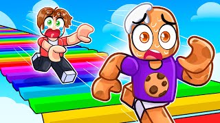 Infinite RAINBOW Obby Challenge in Roblox!