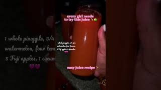 Im naming this juice PINK PANTHER 🩷🩷 #juicing #juicerecipe