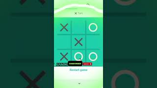 Tic tac toe #viral#short@apgaming-007