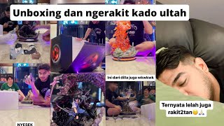 Unboxing dan ngerakit kado ultah Fadil Jaidi - Seru banget