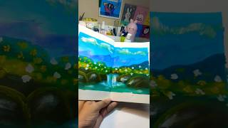 Scenery Painting #shorts #viralvideo #trending #youtubeshorts #youtube #painting #art  #subscribe