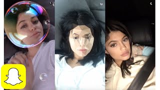 Kylie Jenner Snapchat filters | Kylie Snaps