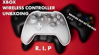 Unboxing Broken Xbox Wireless Controller Phantom White