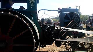 Belt starting a 35-70 Minneapolis tractor