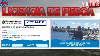 COMO SACAR TU licencia DE PESCA/ FÁCIL Y RÁPIDO