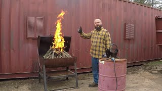 How A Welder Starts A Fire In The Wilderness