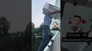 #public  Voltas AC installation work