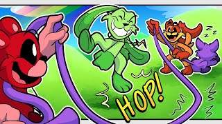 Dogday X CatNap & Hoppy HopScotch's Hoppin FUN | Poppy Playtime Chapter 3┃Comic Dub