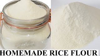 How to make ORGANIC RICE FLOUR AT HOME FOR SKIN GLOWING AND EFFECTIVE SKINCARE