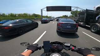 Fighting Traffic - Yamaha FZ-07 Yoshimura Exhaust 4K