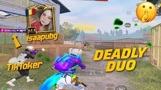 TDM Deadly Duo With This Pro Girl Gamer 🔥 PUBG MOBILE | IPAD MINI 5 | Samsung,S7,S20,S21,S22,S23