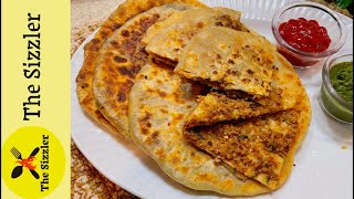 Keema Paratha Fast & Easy Recipe By The Sizzler