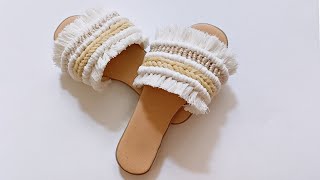 Macrame Sandals Tutorial | آموزش صندل بوهو مکرومه بافی