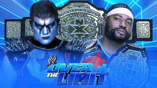 Stardust VS Angelo Dawkins - NXT Ultraviolent Champion (Over the Limit #1 WWE 2K23)