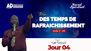 DES TEMPS DE RAFRAÎCHISSEMENT/ JOUR 4 / VENDREDI 17 MAI 2024