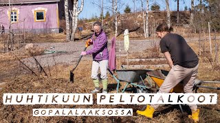 Alkukevään peltotalkoot Gopalalaaksossa