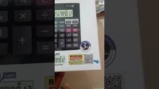 Casio MJ -12D - BK  calculator unboxing video  online order ❣️👍#viral #video #subscribe