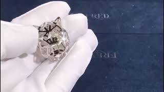 Cartier 18k White Gold Panthere De Cartier Openwork Ring N4730900