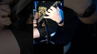 Raven - Tyrant Of The Airways - Guitar Cover - One Shot #shortsvideo #metalriff #raven #shorts