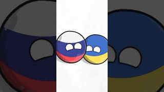 Россия и Украина мерятся пытками в катриболз!#countryballs #катриболз