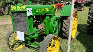 John Deere tractors from the Steam Show in Rushville Indiana