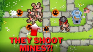 Using DRONES to Shoot SUPER MINES! Bloons TD 6