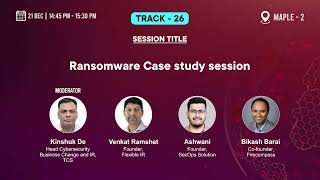 Day 3: Track Session: Ransomware Case Study | AISS 2023 | DSCI