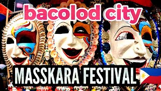 It's Masskara festival week in BACOLOD CITY PHILIPPINES / 2023