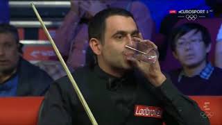 Ronnie O'Sullivan   Incident after Great Counter Attack   2018 World Grand Prix