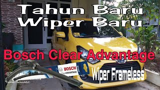 Tahun Baru Wiper Baru, Cara Pemasangan Wiper Frameless Bosch Clear Advantage