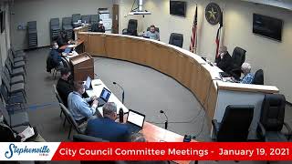 January 19, 2021 - Council Committee Meetings