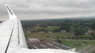 Landing at Brussels South Charleroi Airport (CRL) - Ryanair (FR) Ryanair 3238 reg EI-DWY